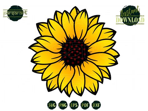 Download 441+ Sunflower Sticker Cricut SVG
